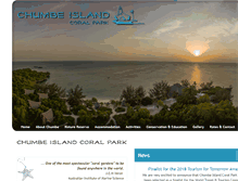 Tablet Screenshot of chumbeisland.com